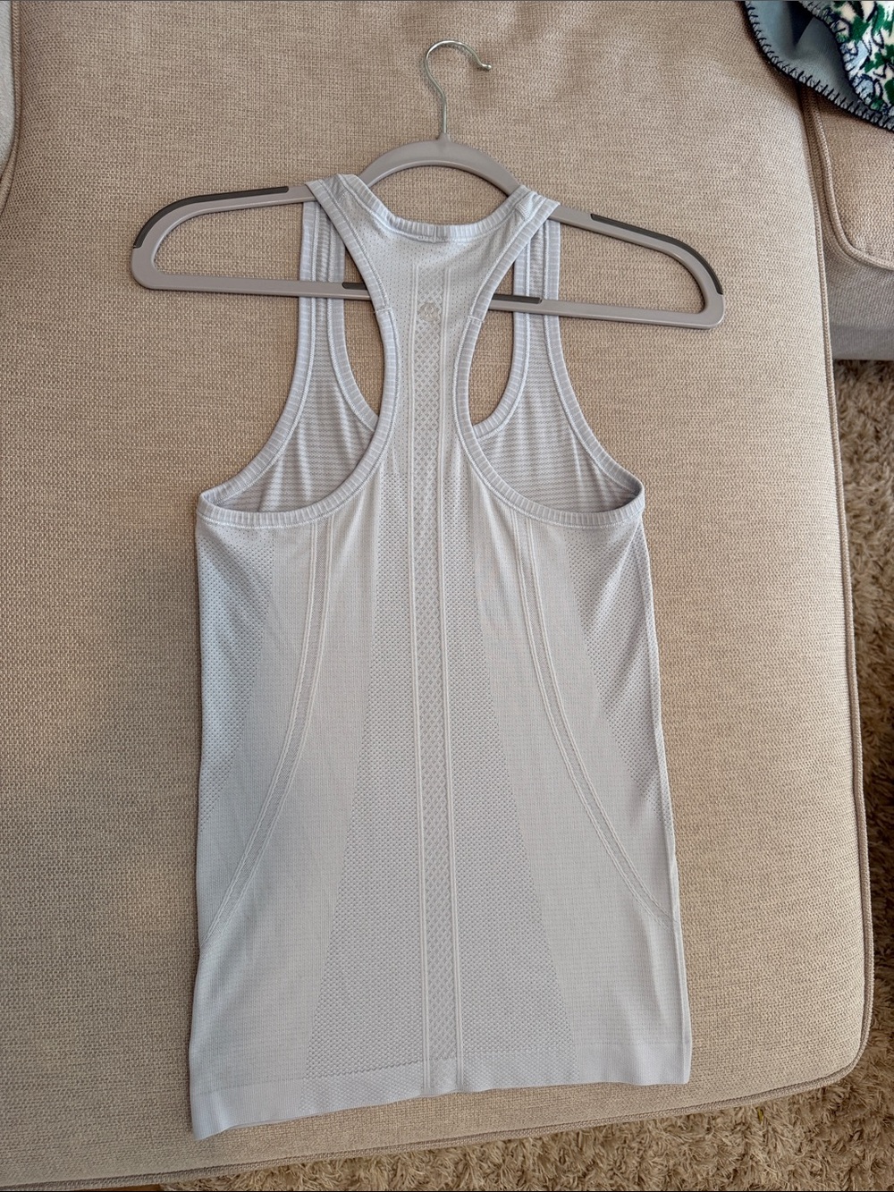 Light Blue Lululemon Racerback Workout Tank - Picture 3 of 3